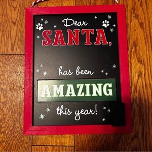 Red and Black Holiday Message Board